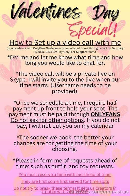 There is an update to my Valentines Day Special for video ca..