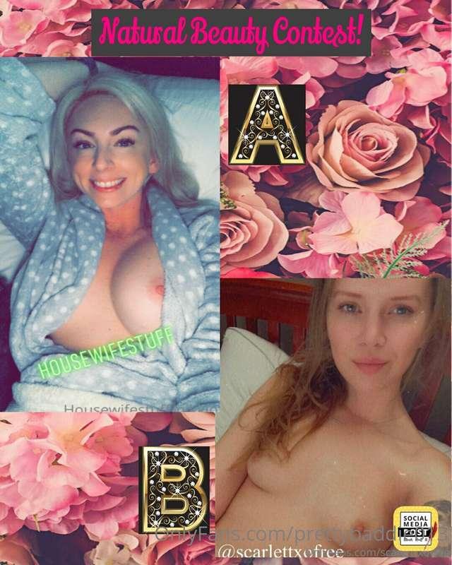 🌸ᴺᴬᵀᵁᴿᴬᴸ ᴮᴱᴬᵁᵀᵞ ᶜᴼᴺᵀᴱˢᵀ🌸 Semi finals  🅰️ @housewifestuff  🅱️..