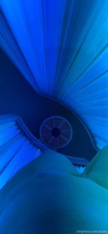 Gotta get that tan in.