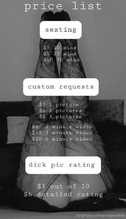 So I made a price list just incase you guys wanted to reques..