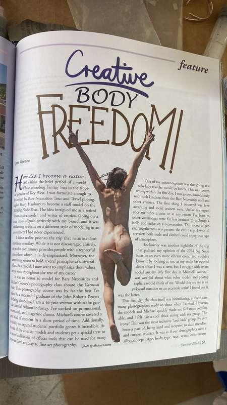 Such an honor to write AND model for Bare Necessities. If yo..