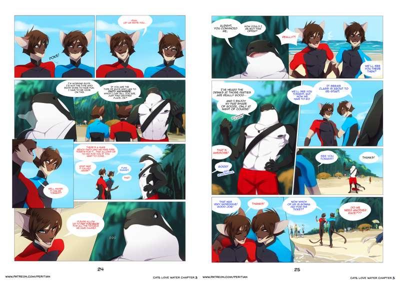 Cats Love Water III pages 24-25+Rewards