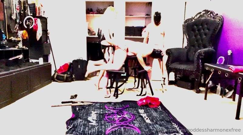 Slave is beaten, made to suck cock, and stuffed in all his h..