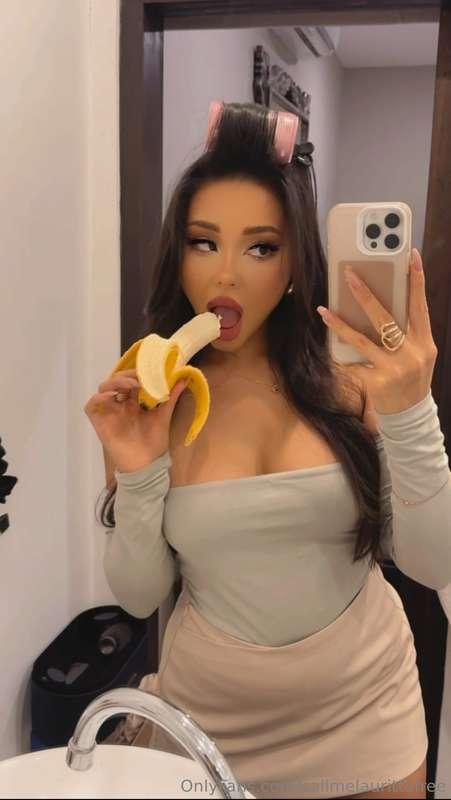 I enjoy every bite 🤭🍌