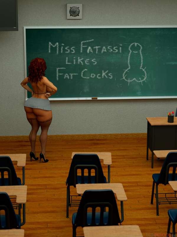 Azalea Fatassi in classroom