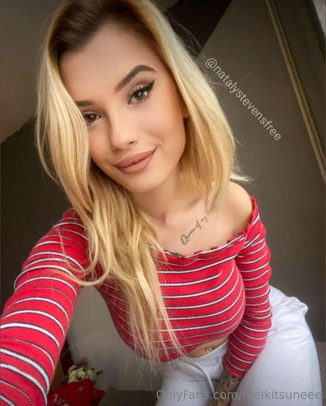𝑵𝒂𝒕𝒖𝒓𝒂𝒍 𝑩𝒍𝒐𝒏𝒅𝒆 𝒘𝒊𝒕𝒉 𝑩𝒊𝒈 𝑩𝒐𝒐𝒃𝒔 ✨🍒 @natalystevensfree 🍒✨ɪ ᴄᴀɴ ..