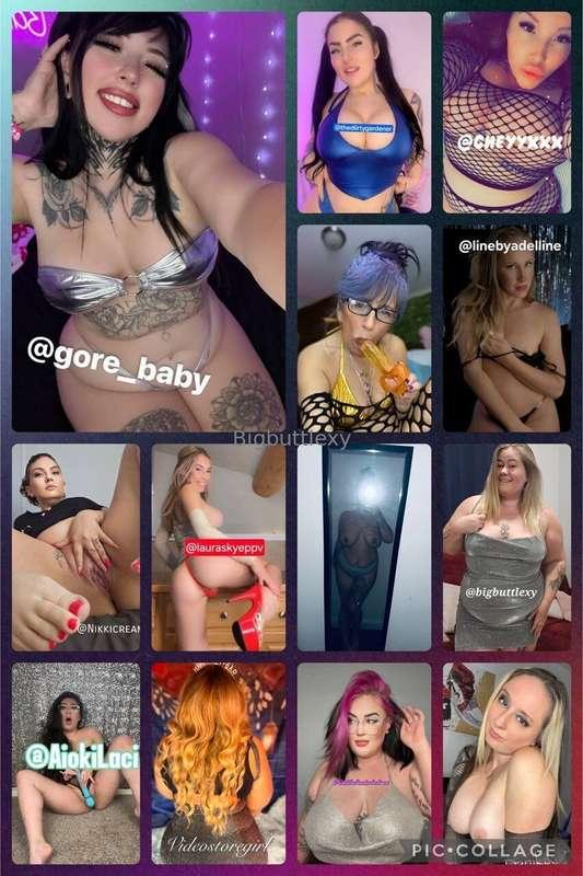🎆New year, New Obsessions!🎆12 of my hottest OnlyFans friends..