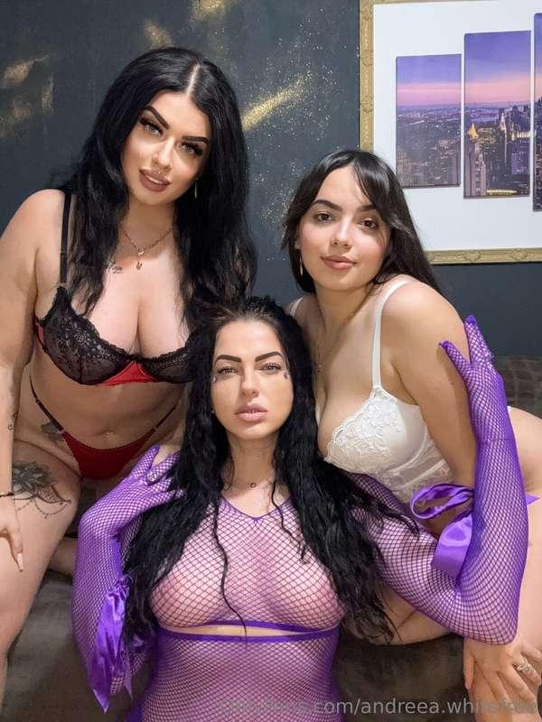 Come, join us 🥵@andreeadeaconu 🖤@andreea.white 🤍@oliviamaria..