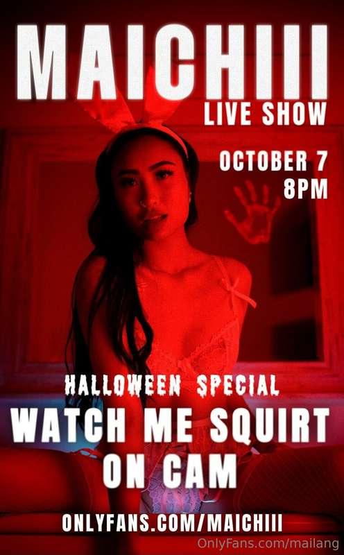 im back baby, fr this time. 🤣
cum play with me 😈

LIVE show ..