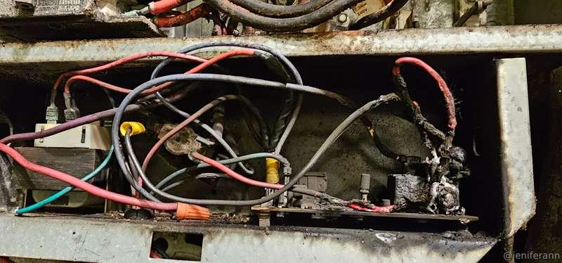 Coming back home to an electrical fire in my AC unit and smo..