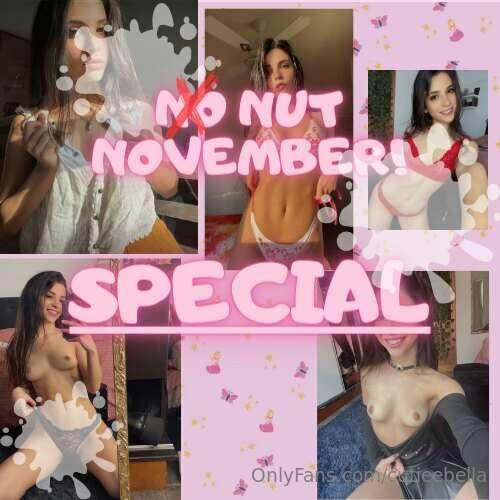 good morning everyonee!! im soo excited for No Nut November ..