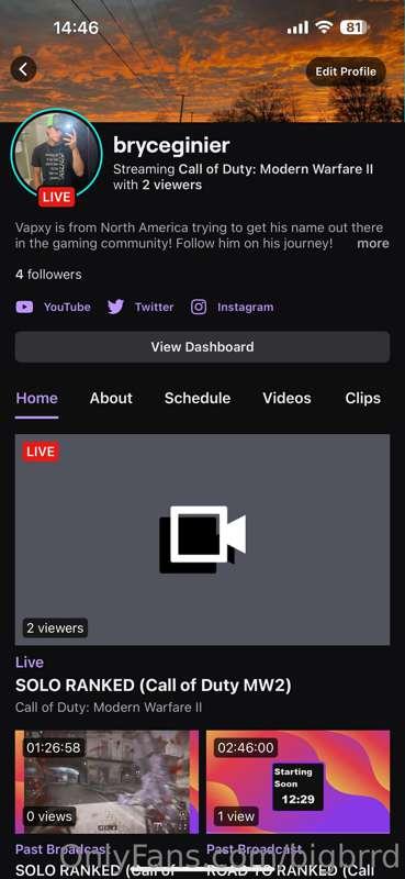 I livestream on both platforms, come check it out to see mor..
