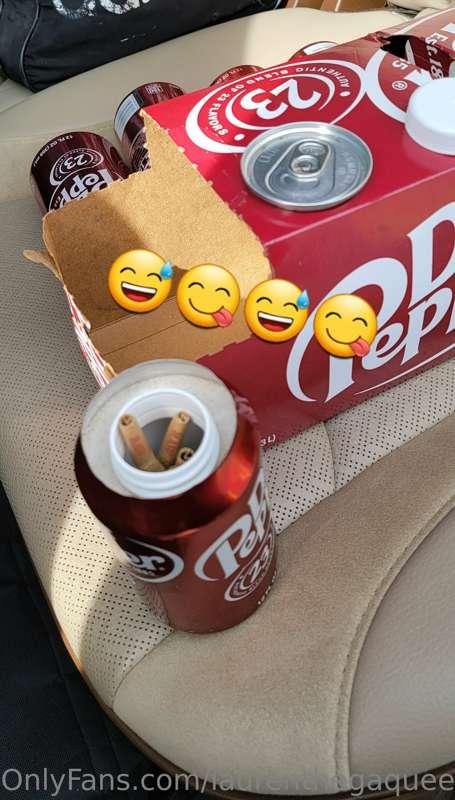 These are Momma's special Dr Peppers 😋 Ya'll ask if you want..