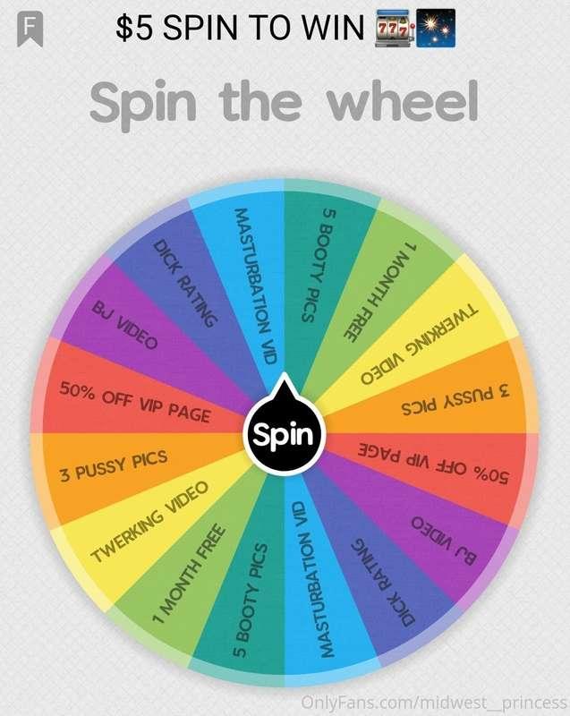 ✨🎰 $5 SPIN TO WIN 🎰✨
Tip $5 and try your luck on the deal wh..