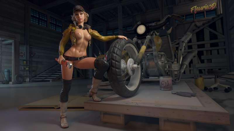 Cindy And The Motorbike (NSFW)