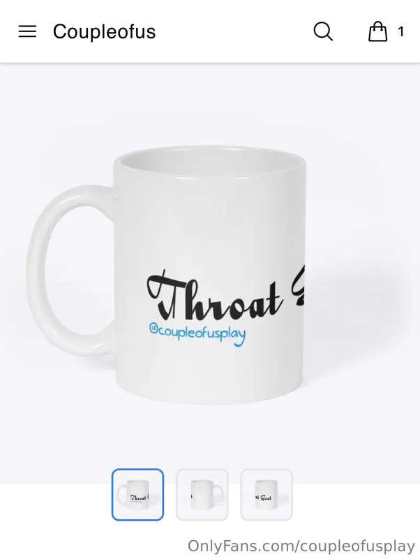 The "Throat Goat" mug, let me know what you think 🫢😉 