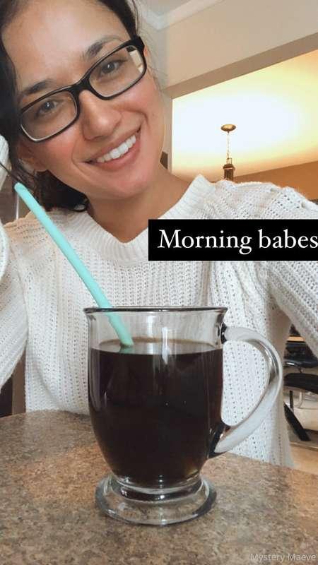 Good Morning!!! 
Blobbies and Tea!