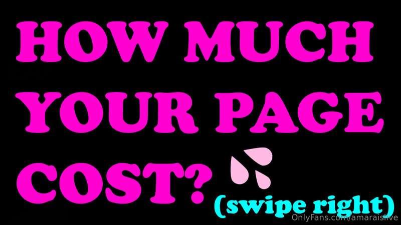 ***How Much Do You Charge Per Month On Your Premium OnlyFans..
