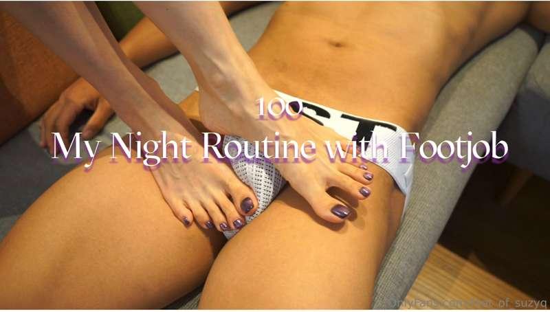 Tonight’s PPV is “My Night Routine with Footjob” ( 14mins / ..