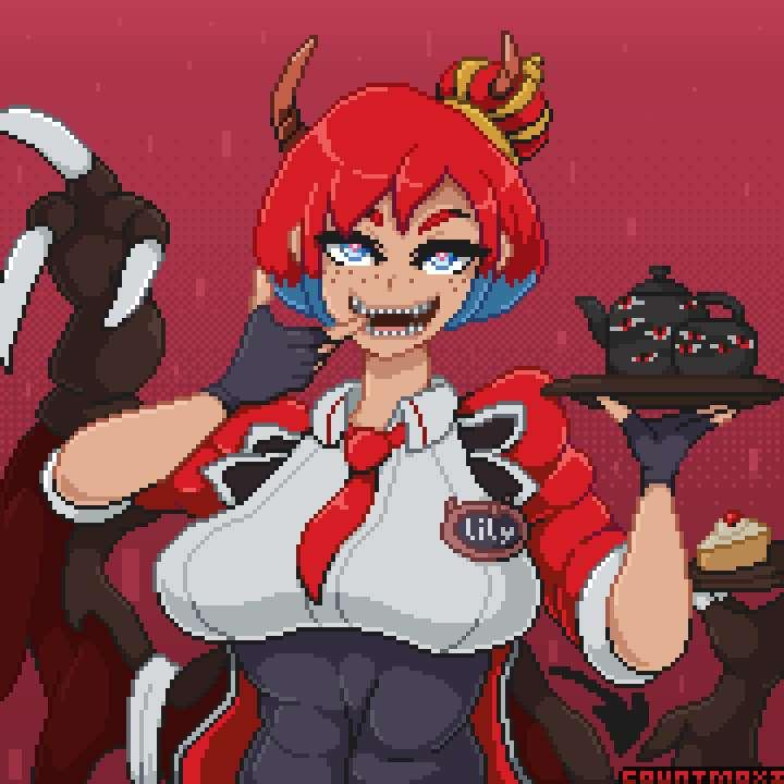 Kou for DatDevilCafe sfw comm