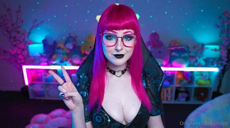 💜LIVE ON TWITCH💜

Your goofy goth girl be ready for a fun ev..