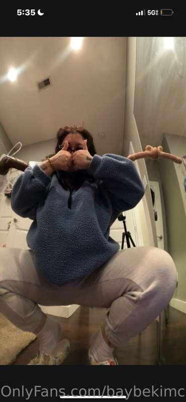 Practicing the double dildo angle for y’all lmao 🤣 
 Might i..
