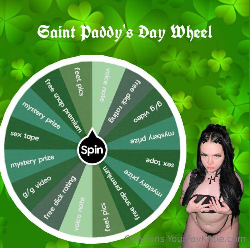 💚🍀𝗦𝗣𝗜𝗡 𝗙𝗢𝗥 𝗦𝗧.𝗣𝗔𝗗𝗗𝗬💚🍀
𝐜𝐥𝐚𝐢𝐦 𝐲𝐨𝐮𝐫 𝐩𝐨𝐭 𝐨𝐟 𝐠𝐨𝐥𝐝! 💰 𝐄𝐯𝐞𝐫𝐲𝐛𝐨𝐝𝐲 𝐰𝐢..
