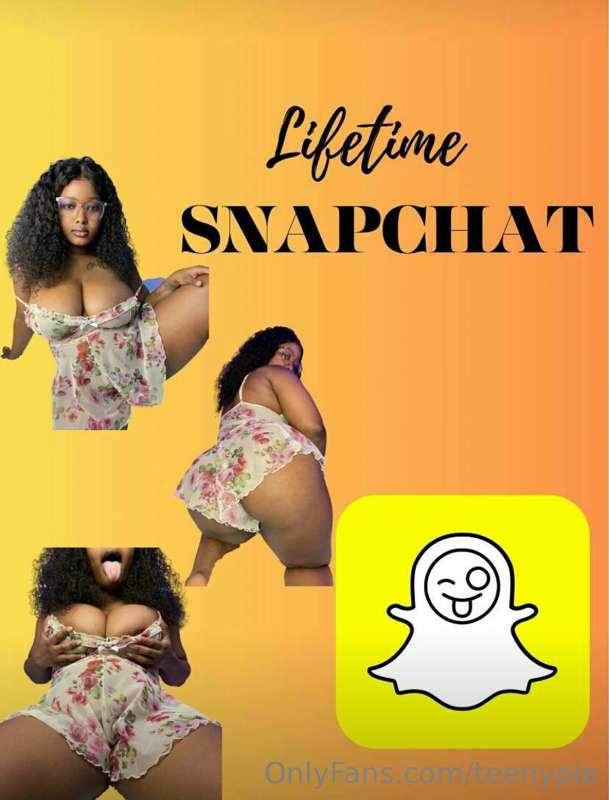 First person to tip $10 gets my premium SNAP FOR LIFE 👻