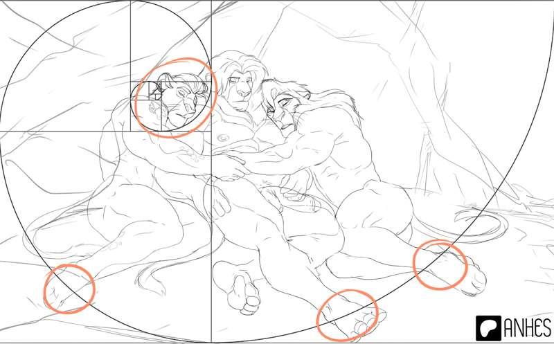 Nap time (Sketch and composition notes)
