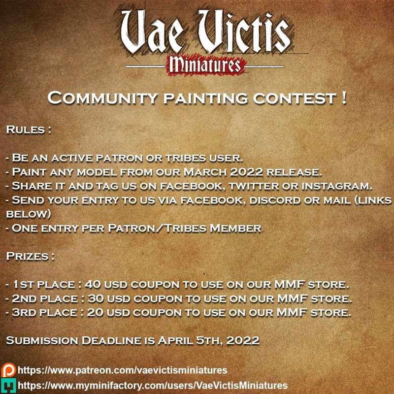 Last few hours for the community painting contest! 