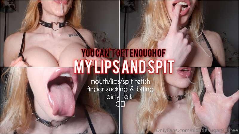***Can't get enough of my lips and spit*** You have that nee..