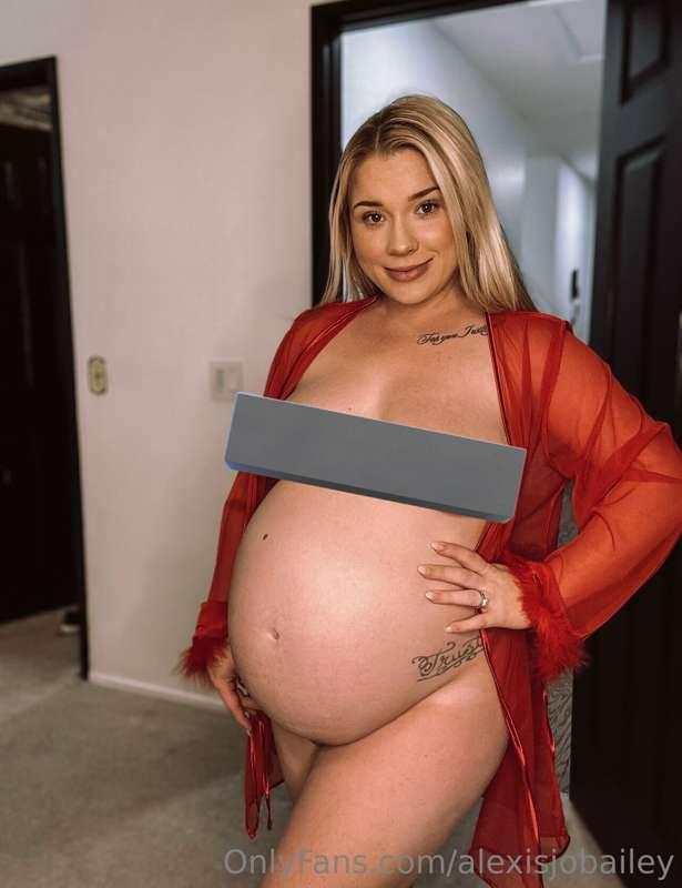 Pregnancy is making my tits so big. What do you think?