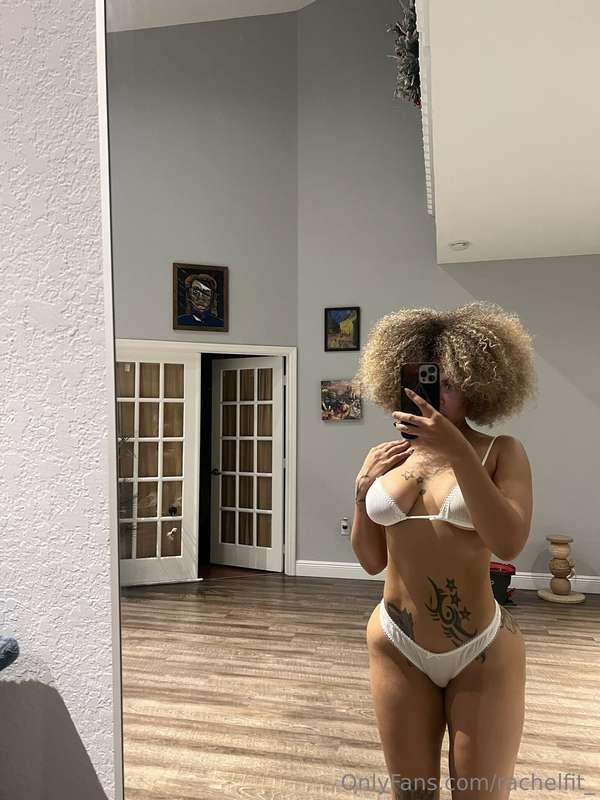 Just stepped in… but this bikini might not stay on for long ..