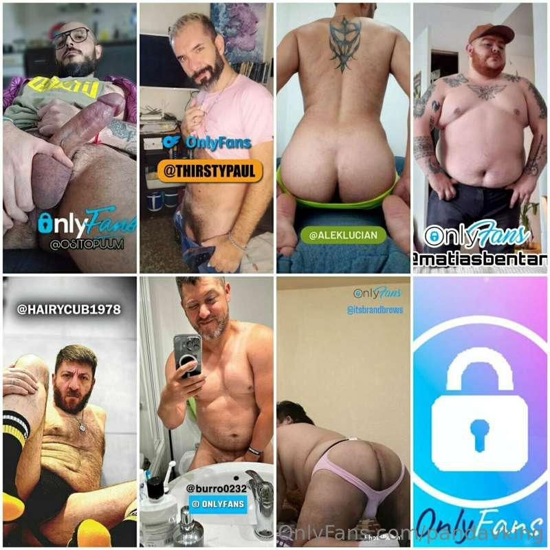 #AD
These bears 🐻 are on fire🔥 
😈We Gonna make you CUM 💦💦
𝑪𝒍..