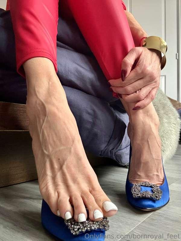 Veins in hands and feet. 