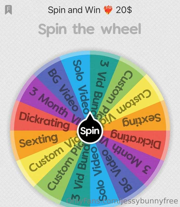 🔥Spin and Win🔥

Tip 20$ and Spin the wheel 😜❤️‍🔥

Every spin..