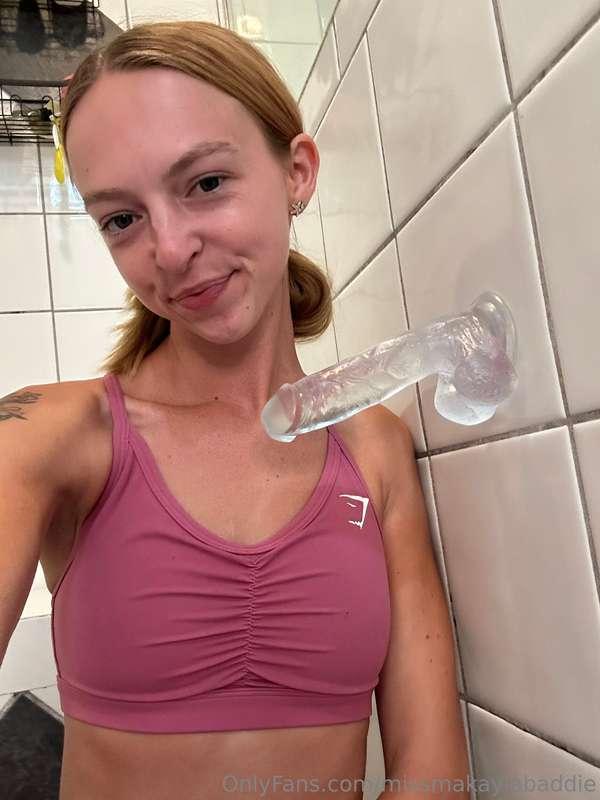 ✨New Shower Solo Video with Dildo✨  POV- I’m fucking my big ..