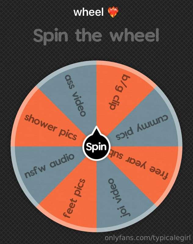 new wheel spins are live! simply tip and I’ll dm you a recor..