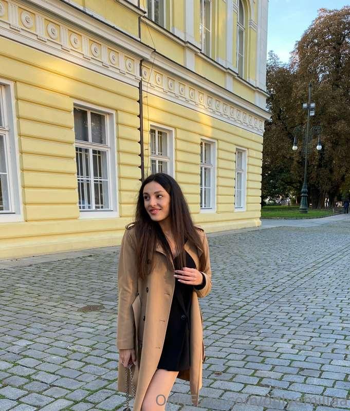Usually I smile, and then someone takes a picture of me, whe..