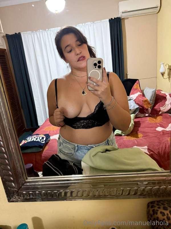 i put on a bra today… not because I needed to…just because I..