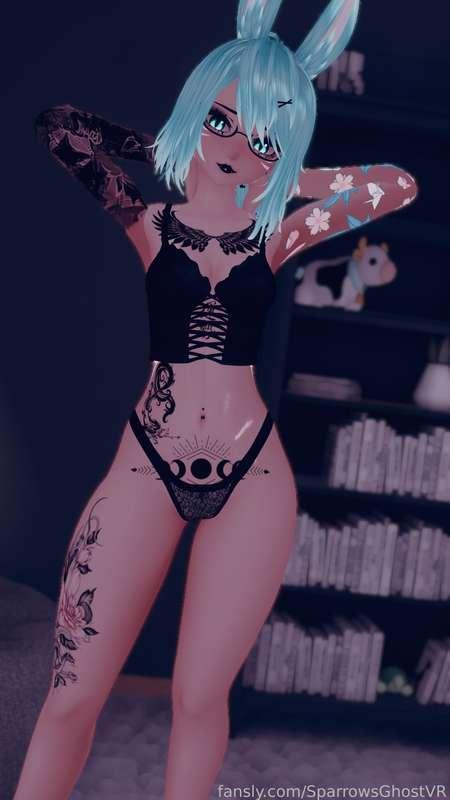 Hey~ 💕 

#fyp #bunny #anime #vr #lace #lingerie #tattoos #goth 