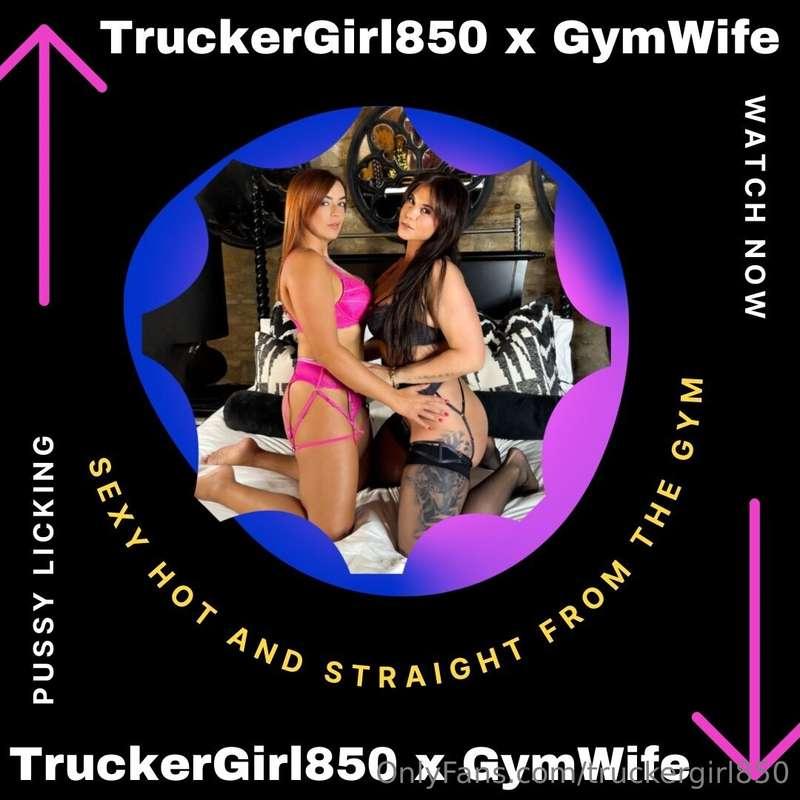 TruckerGirl850 x Gymwife We had to get some cardio done afte..