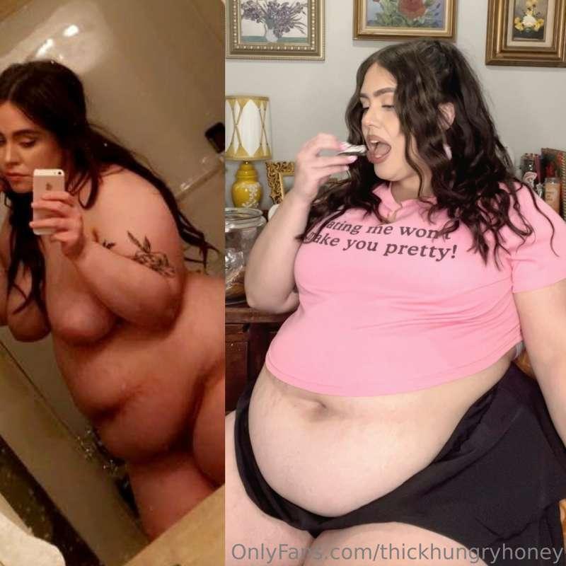 Former heaviest vs heaviest ever 
& 220 pounds vs 287 pounds..