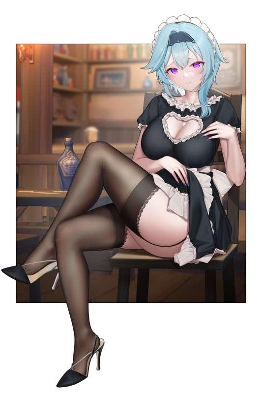 酒場のメイドさん