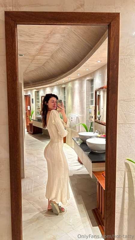 I really like my beautiful white tight dress🔥 maybe you'd li..