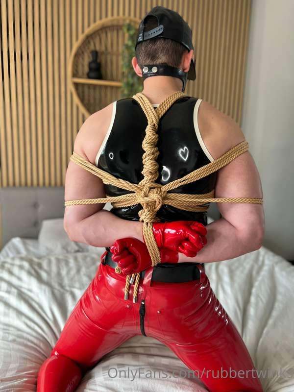 What would you do with me if you found me tied up like that ..