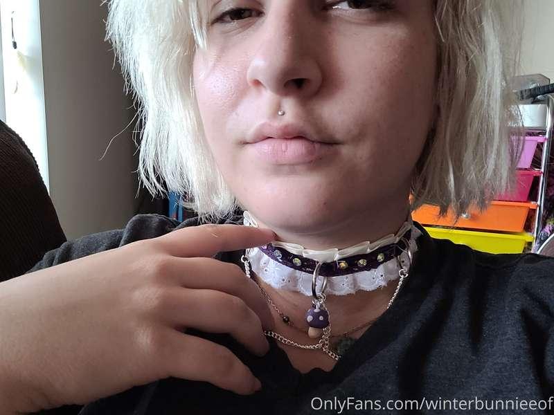 Made another cute collar for myself