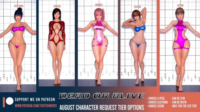 AUGUST Character Request list