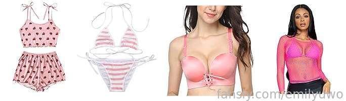 I found some really cute outfits for Valentine's Day and I was wondering if I could get some help purchasing these 👉👈 Any active subscriber who tips $10+ USD will get a lewd selfie in DMs in one of these clothing items. 😏