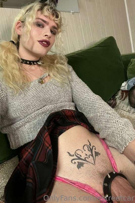 since you keep peeking up my skirt why don’t i just give you..